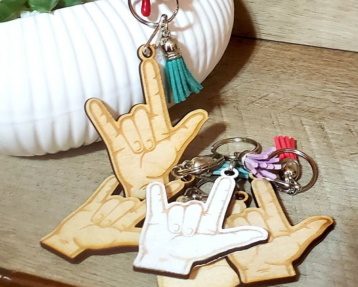 I Love You - ASL Keychain