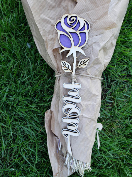 Personalized Flower Tag
