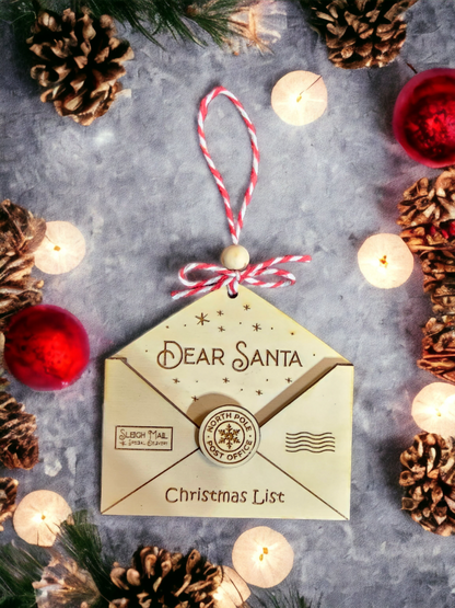 Dear Santa Ornament