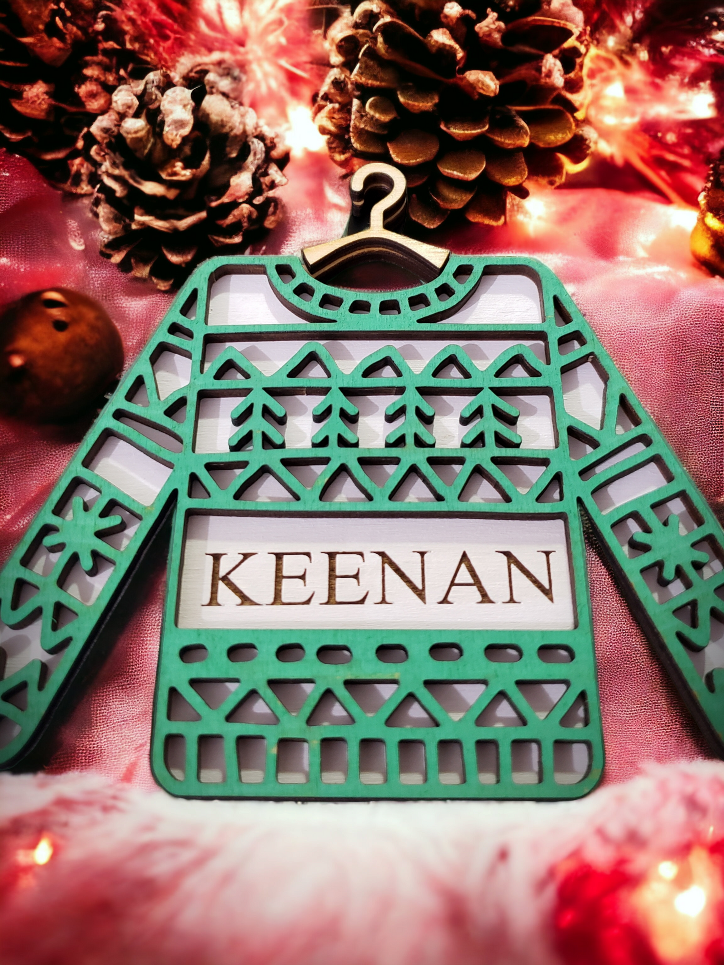 Ugly Sweater Ornament - Personalized