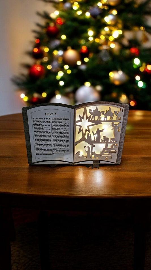 Nativity Story Light Up Bible