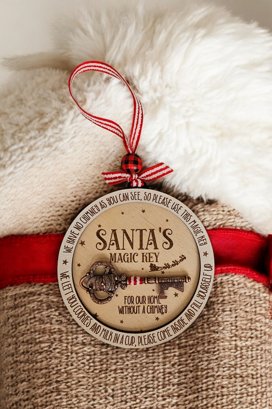 Santas Magic Key Door Hanger/Ornament