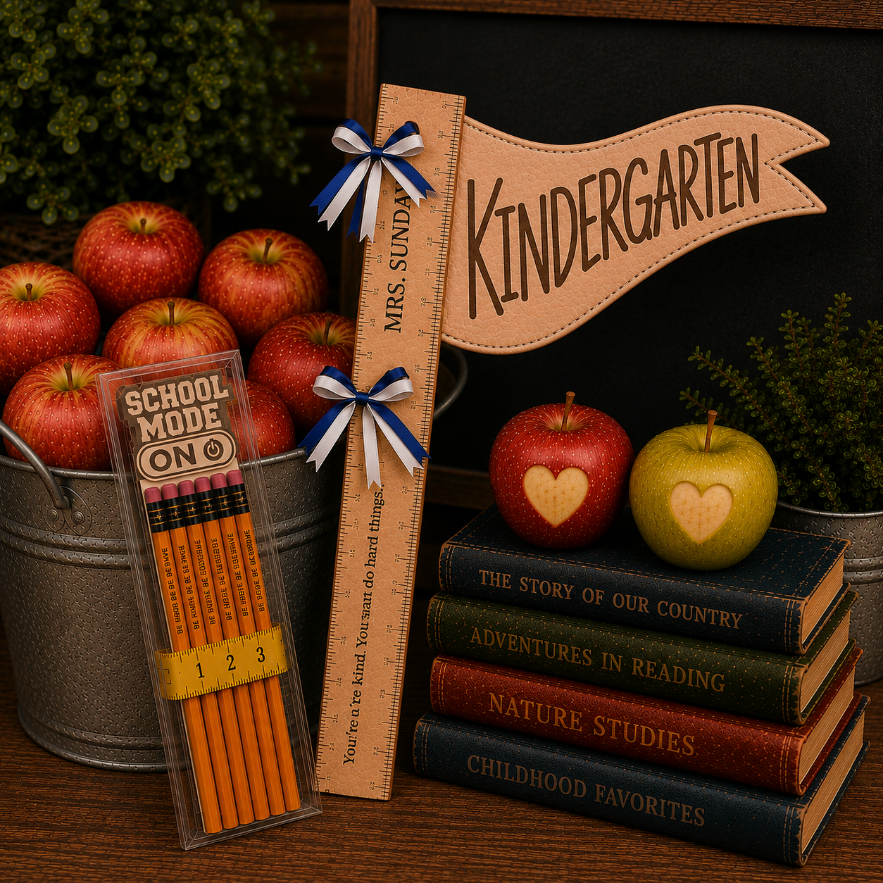 School Pennant Gift Set