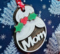 Santa/Mrs Claus Gift/Ornament/Name Tag