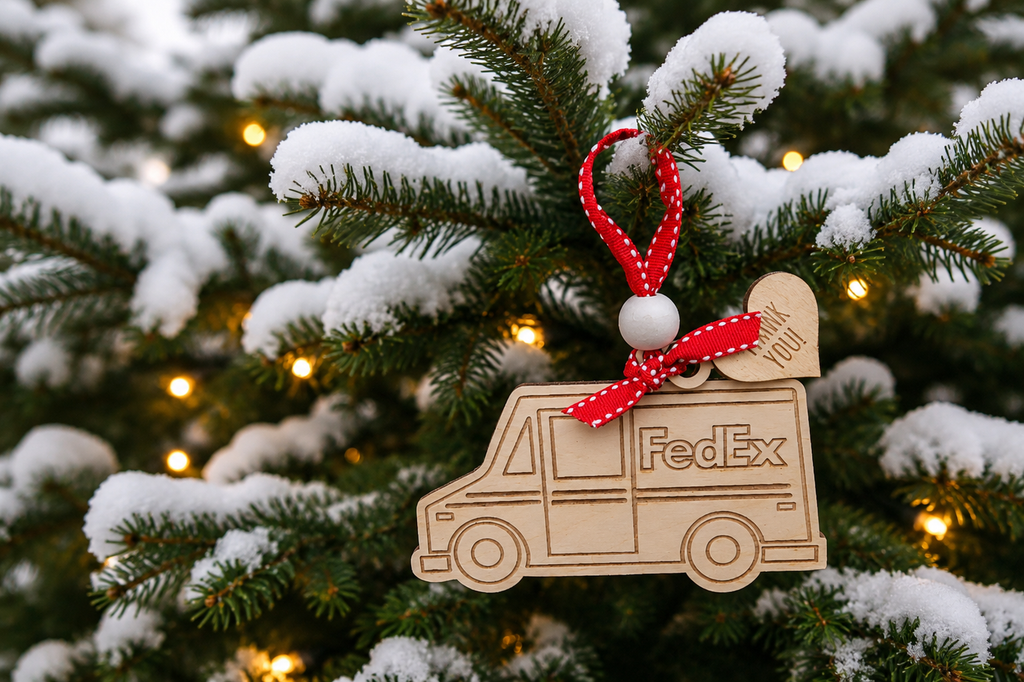 Delivery Driver Ornament