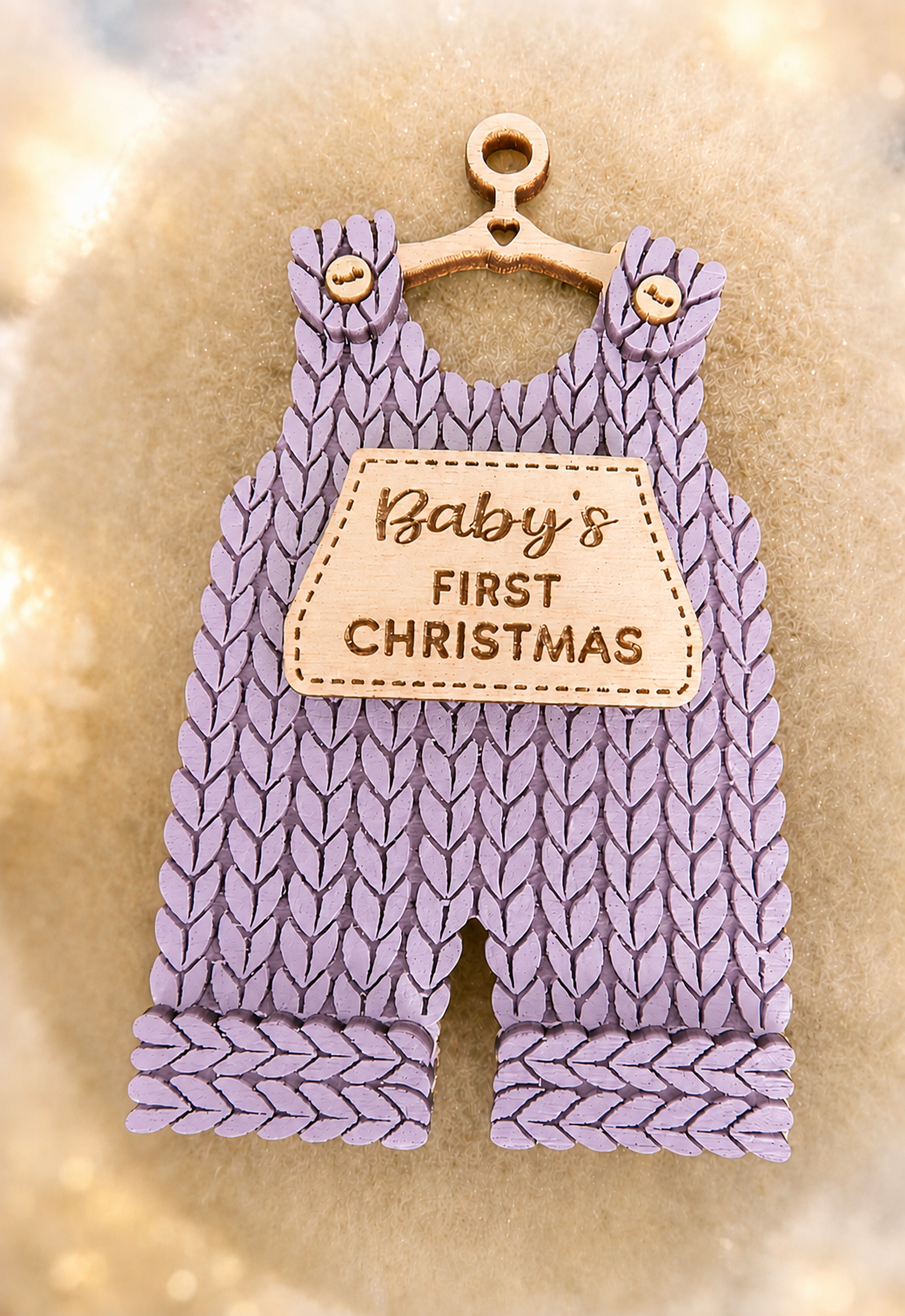 Personalized Baby's First Christmas Knit Ornament Collection