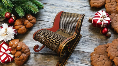 Milk and Cookies Treat Sleigh Set