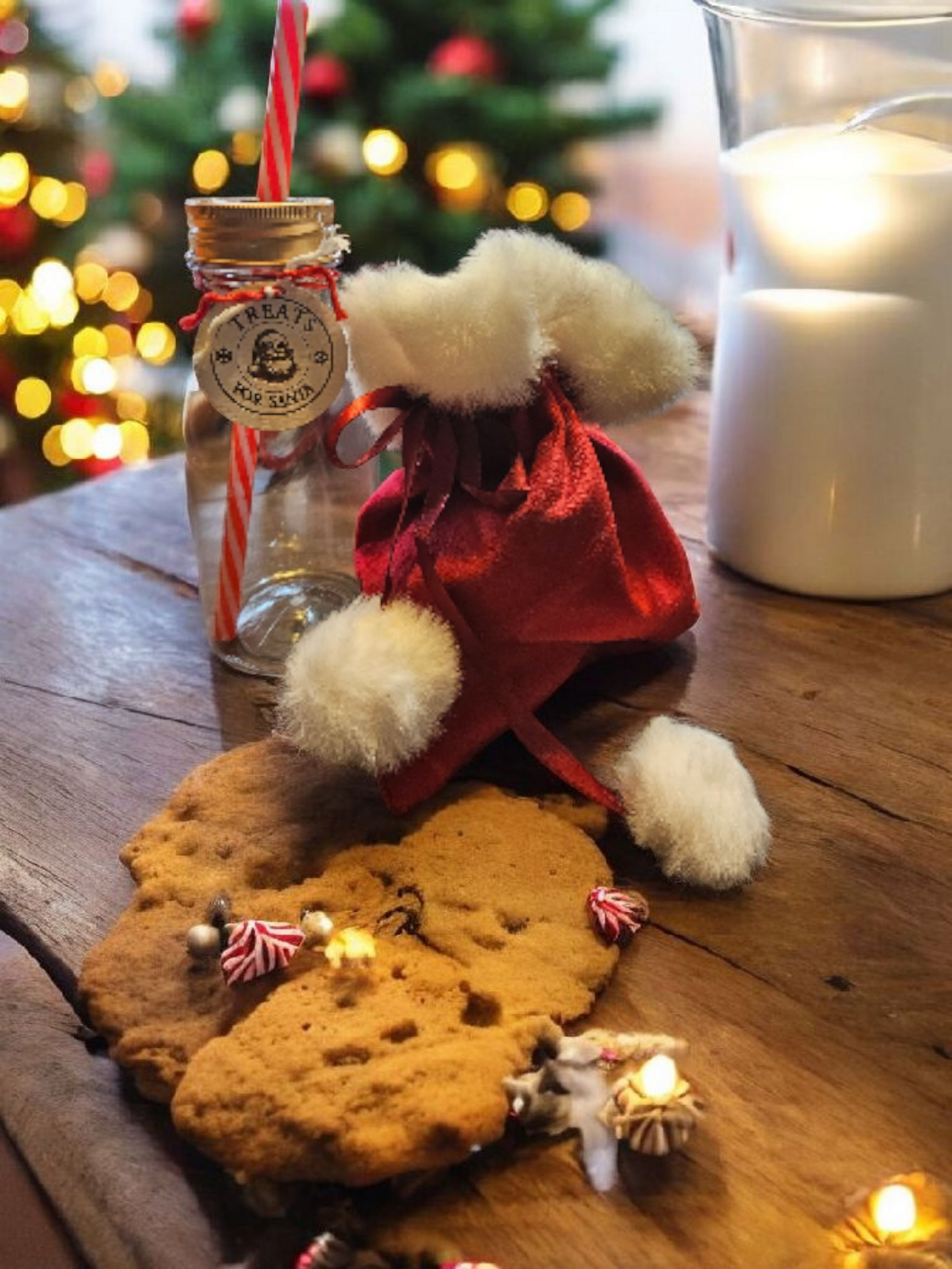 Milk and Cookies Treat Sleigh Set