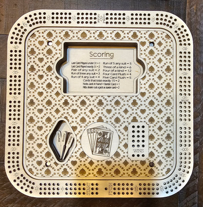 Cribbage Board Personalized