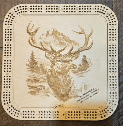 Cribbage Board Personalized