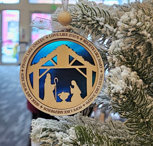 Love like Jesus ornament