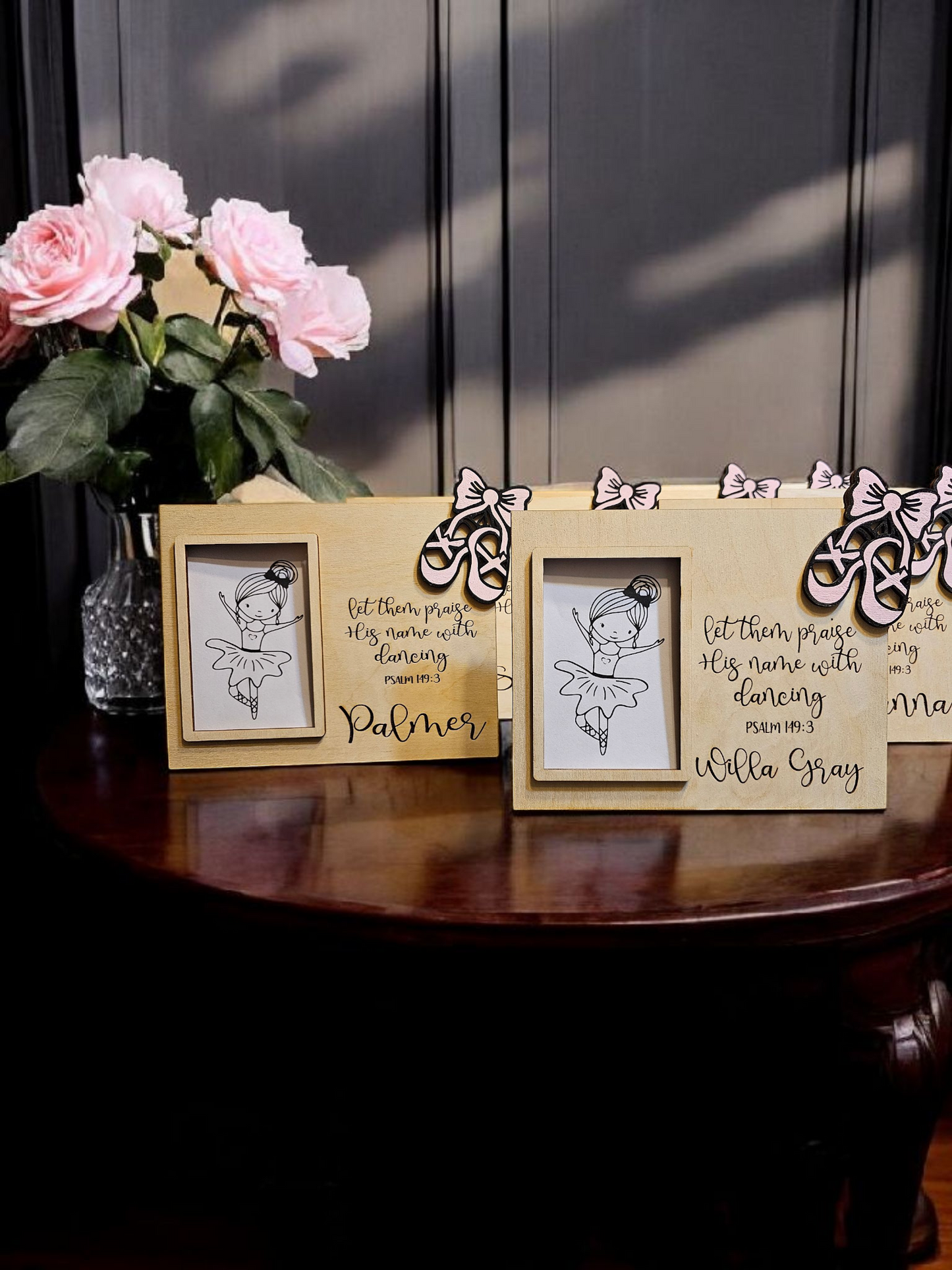 Ballerina Scripture Frame