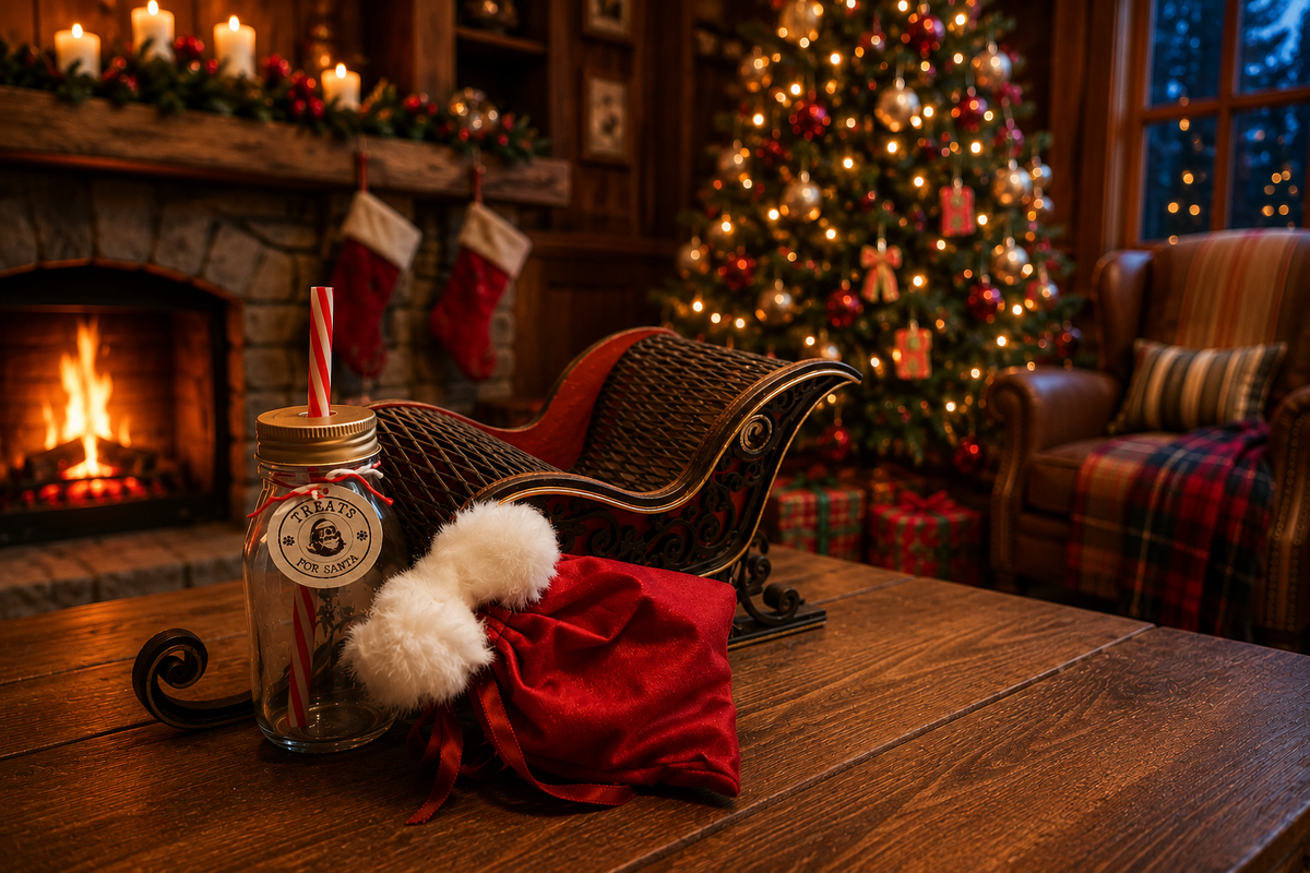 Milk and Cookies Treat Sleigh Set