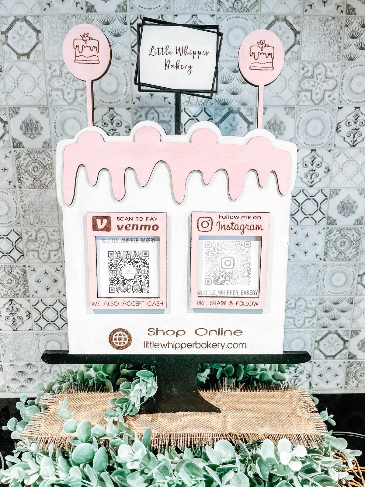 Introducing Custom Scan & Pay - a perfect, one-of-a-kind solution for Pop Ups, Craft shows, retail shops, Birthdays, Etc. It offers features tailored to your business, like multiple payment options, custom photos, and your business logo. This product takes up to 3 weeks to process, allowing you to create a unique & personalized solution exactly to your requirements.
